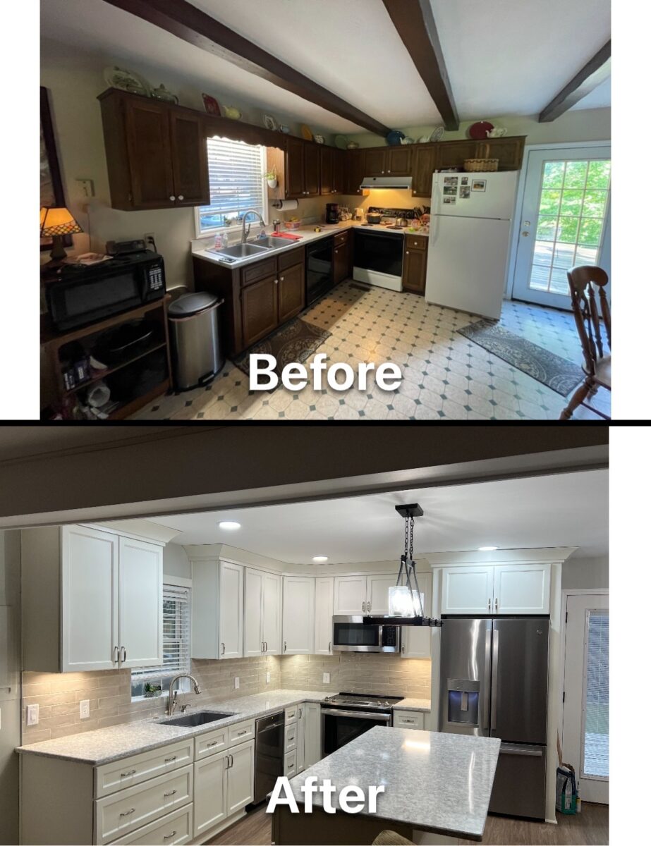 Contemporary Transitional Kitchen Remodel by VL Finishes Inc. project photo