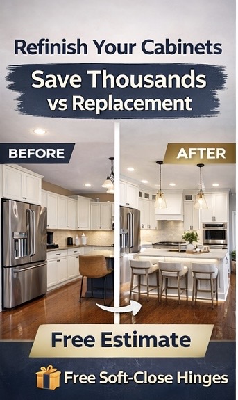 Cabinet refinishing & refacing services in Harrodsburg, KY