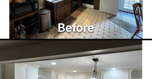 Before and After Kitchen Remodeling